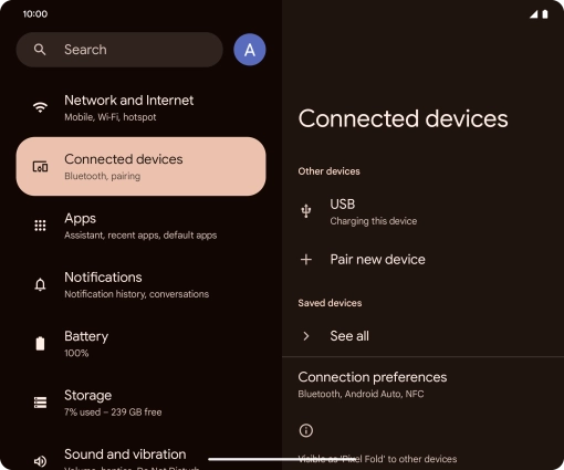 Press Pair new device. Press Pair new device.