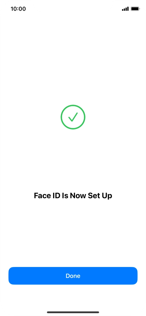 Press Done. If you haven't previously selected a phone lock code, key in a code of your own choice twice. Press Done. If you haven't previously selected a phone lock code, key in a code of your own choice twice.