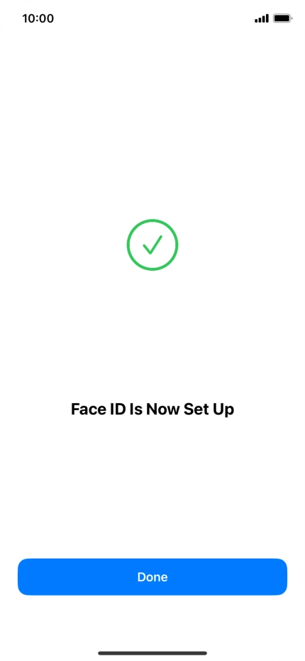 Press Done. If you haven't previously selected a phone lock code, key in a code of your own choice twice. Press Done. If you haven't previously selected a phone lock code, key in a code of your own choice twice.