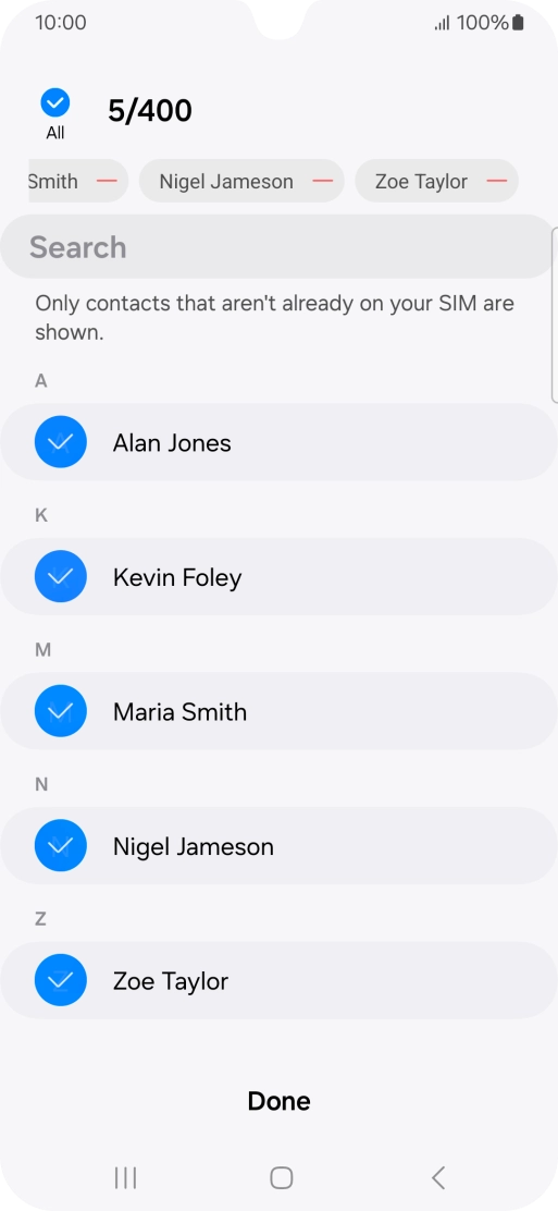 Press Done. Press Done.