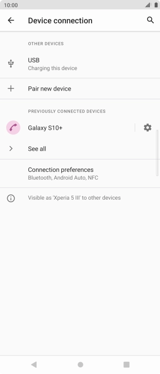 Press the Home key to return to the home screen. Press the Home key to return to the home screen.