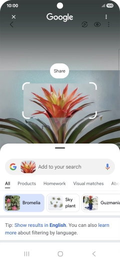 Follow the instructions on the screen to use the search results. Follow the instructions on the screen to use the search results.