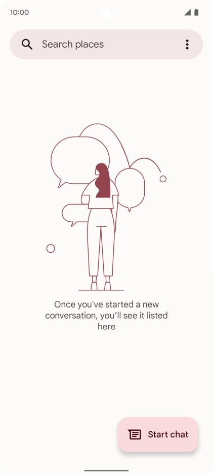 Press Start chat. Press Start chat.