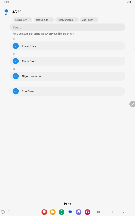 Press Done. Press Done.