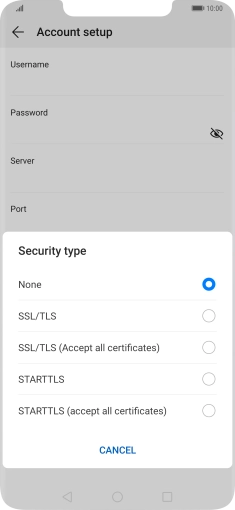 Press None to turn off the function. Press None to turn off the function.