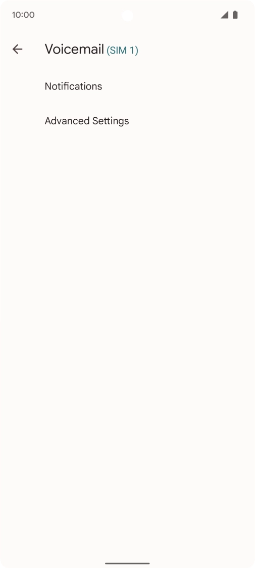 Press Advanced Settings. Press Advanced Settings.