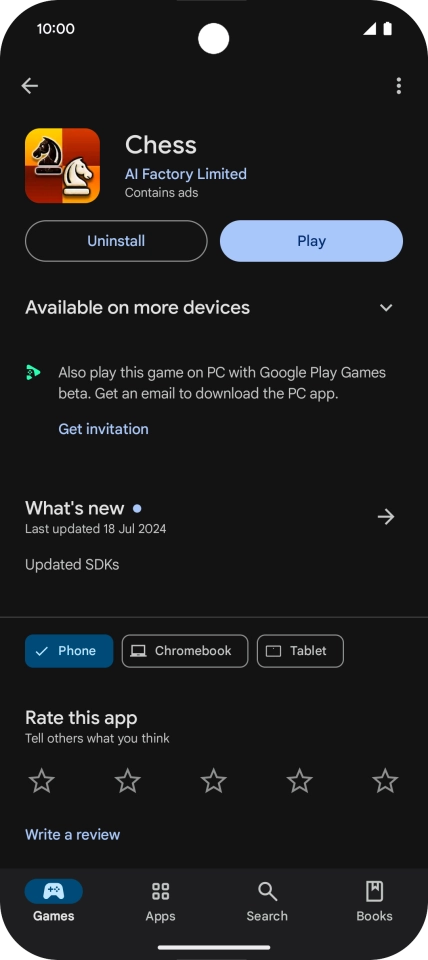 Press Uninstall. Press Uninstall.