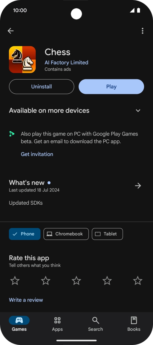 Press Uninstall. Press Uninstall.