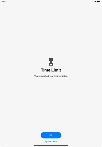 Press Ignore Limit. Press Ignore Limit.