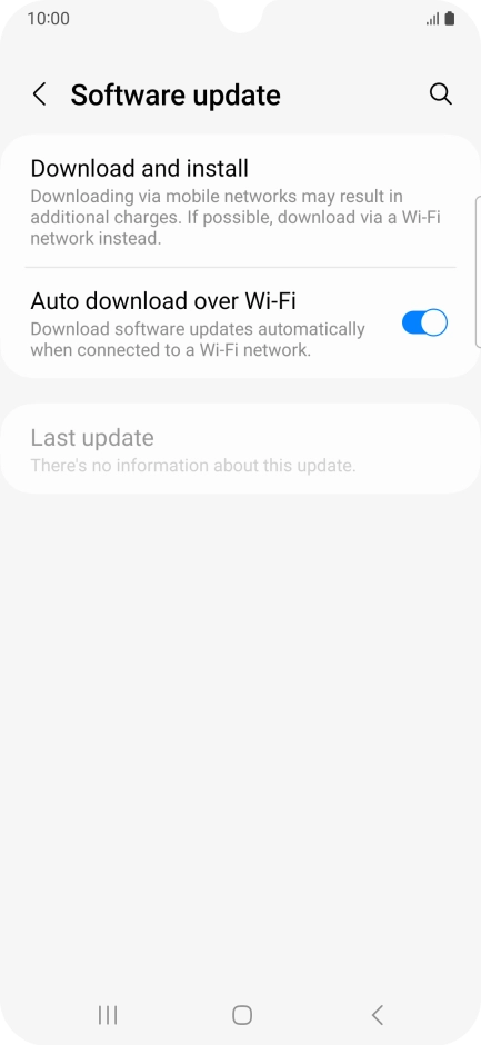 Press Download and install. If a new software version is available, it's displayed. Follow the instructions on the screen to update the phone software. Press Download and install. If a new software version is available, it's displayed. Follow the instructions on the screen to update the phone software.
