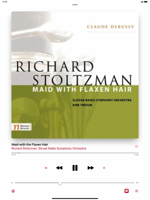Press arrow right to go to the next audio file. Press arrow right to go to the next audio file.