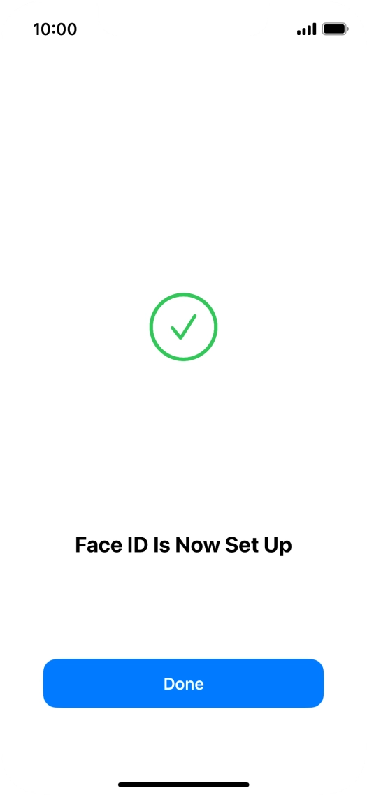 Press Done. If you haven't previously selected a phone lock code, key in a code of your own choice twice. Press Done. If you haven't previously selected a phone lock code, key in a code of your own choice twice.