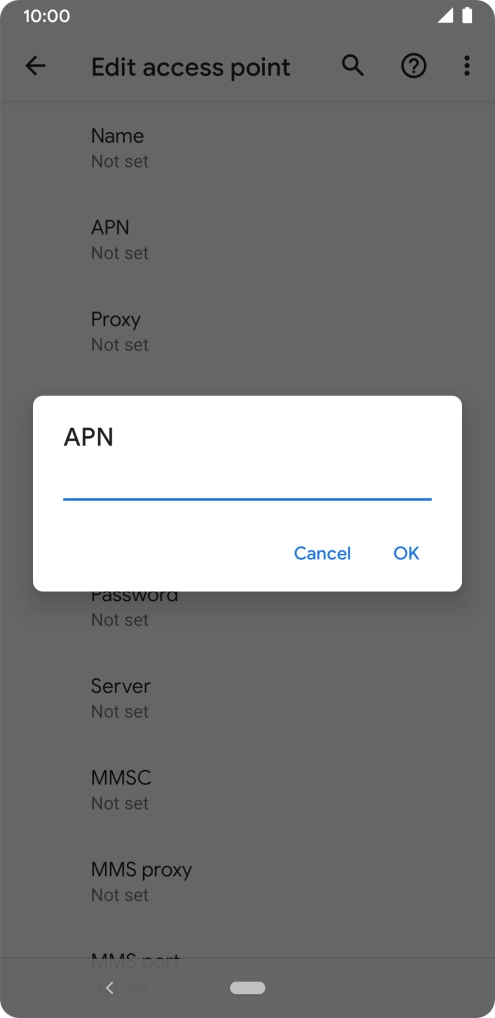 Key in eezone and press OK. Key in eezone and press OK.