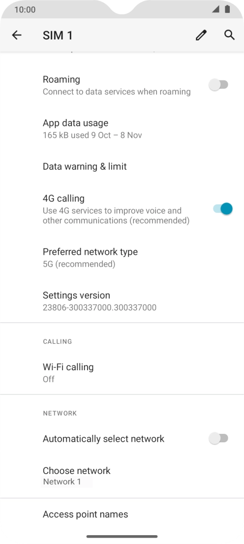 Press the indicator next to Press the indicator next to