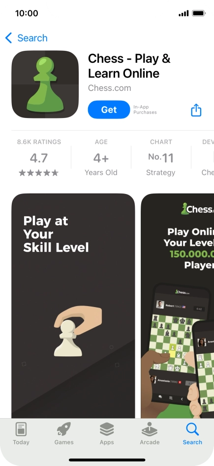 Press Get and follow the instructions on the screen to install the app. Press Get and follow the instructions on the screen to install the app.