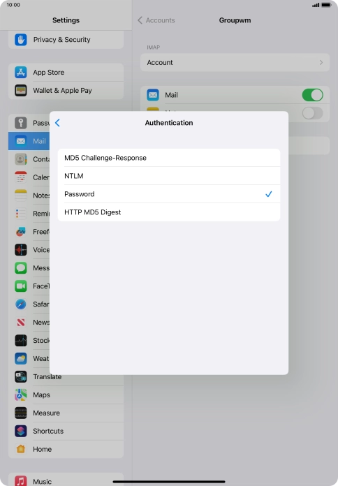 Press Password. Press Password.