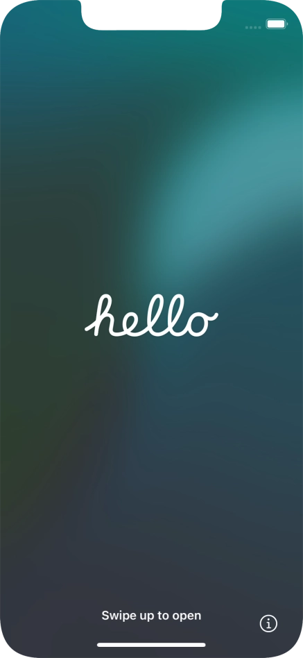 Slide your finger upwards starting from the bottom of the screen. Slide your finger upwards starting from the bottom of the screen.