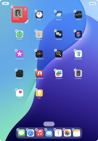 Press Done. Press Done.