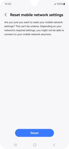 Press Reset. Press Reset.