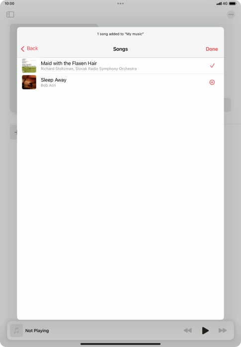 Press Done. Press Done.