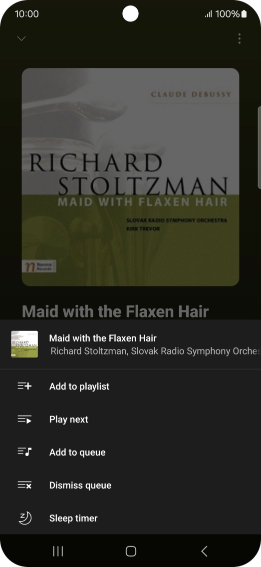 Press the add icon. Press the add icon.