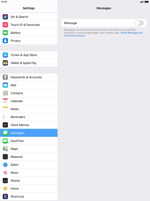 Press the indicator next to Press the indicator next to