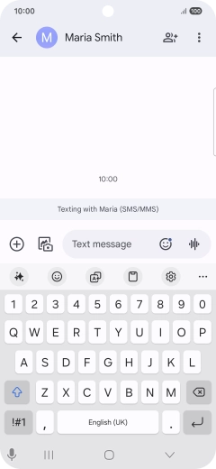 Select an existing conversation or create a new message and press the AI icon. Select an existing conversation or create a new message and press the AI icon.