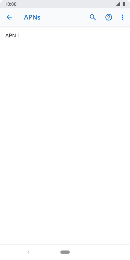 Press the menu icon. Press the menu icon.