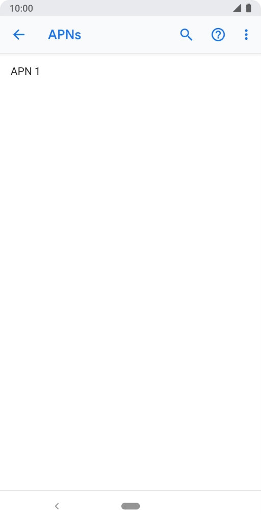 Press the menu icon. Press the menu icon.