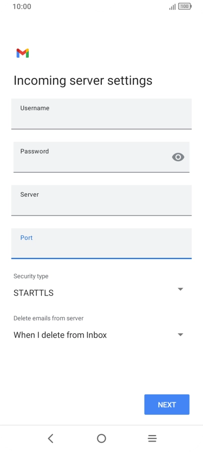 Press the drop down list below Press the drop down list below
