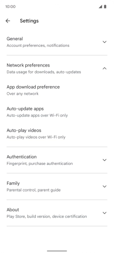Press Auto-update apps. Press Auto-update apps.