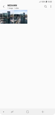 Press and hold any picture or video clip. Press and hold any picture or video clip.