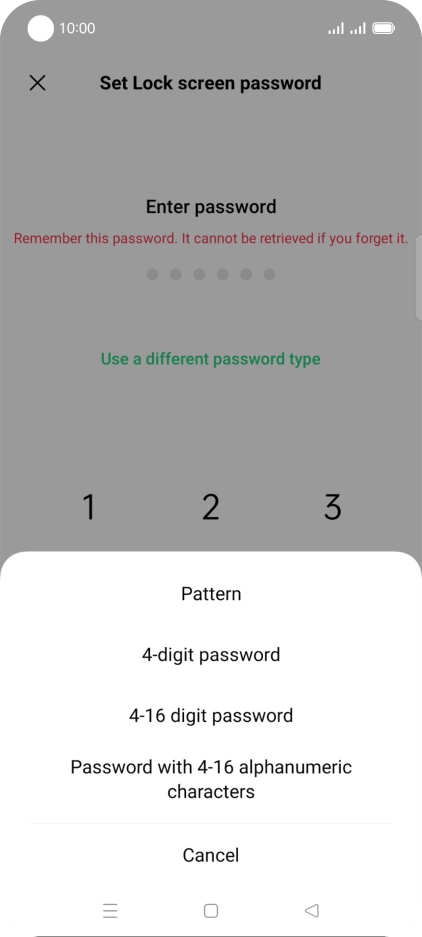 Press the required phone lock code and follow the instructions on the screen to create an additional phone lock code. Press the required phone lock code and follow the instructions on the screen to create an additional phone lock code.