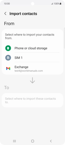 Press the name of the SIM. Press the name of the SIM.