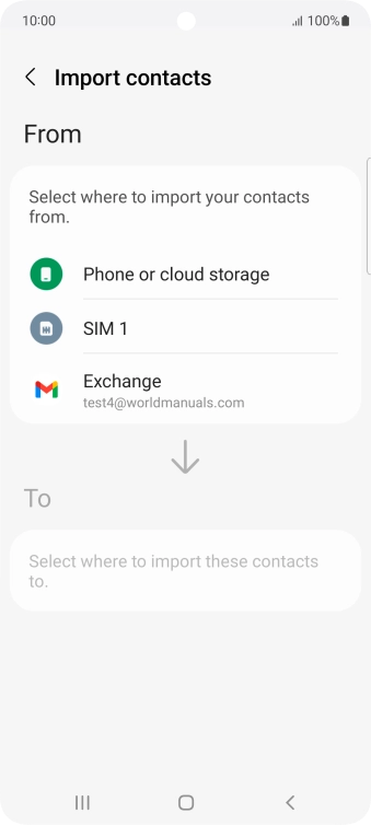 Press the name of the SIM. Press the name of the SIM.