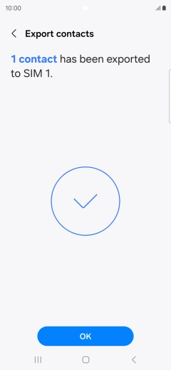 Press OK. Press OK.