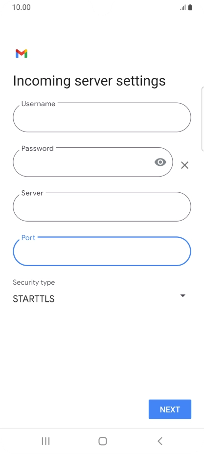 Press the drop down list below Press the drop down list below