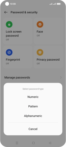 Press the required phone lock code and follow the instructions on the screen to create an additional phone lock code. Press the required phone lock code and follow the instructions on the screen to create an additional phone lock code.