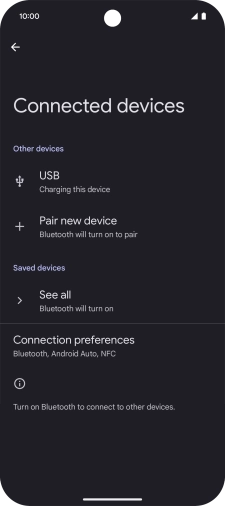 Press Pair new device. Press Pair new device.