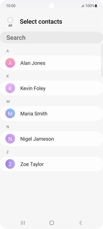 Press the field above Press the field above