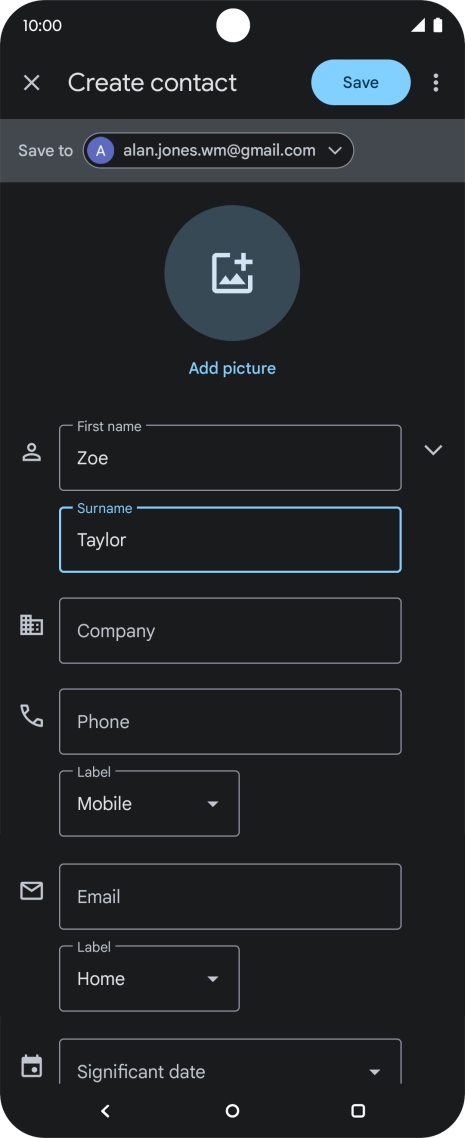 Press Phone and key in the phone number. Press Phone and key in the phone number.