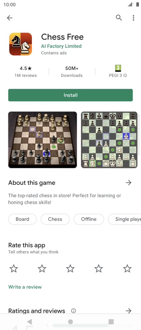 Press Install and follow the instructions on the screen to install the app. Press Install and follow the instructions on the screen to install the app.