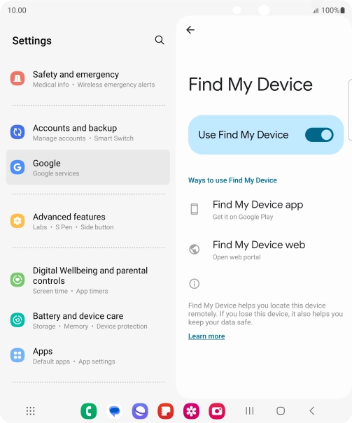Press the Home key to return to the home screen. Press the Home key to return to the home screen.