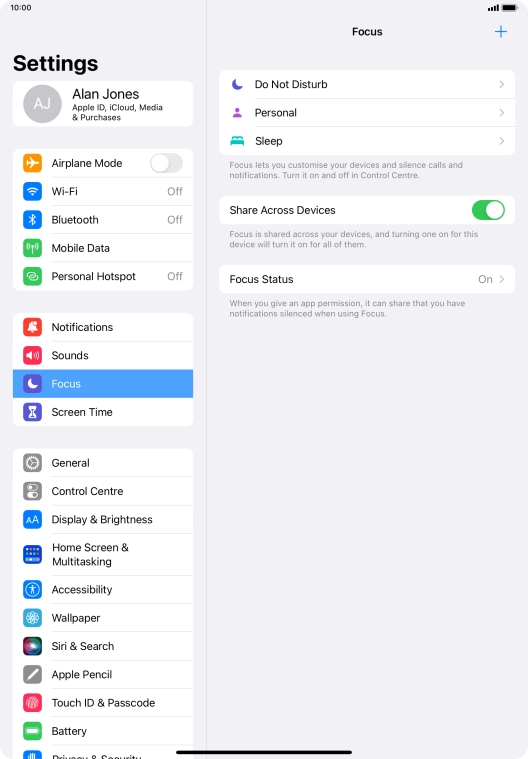 Press Do Not Disturb. Press Do Not Disturb.