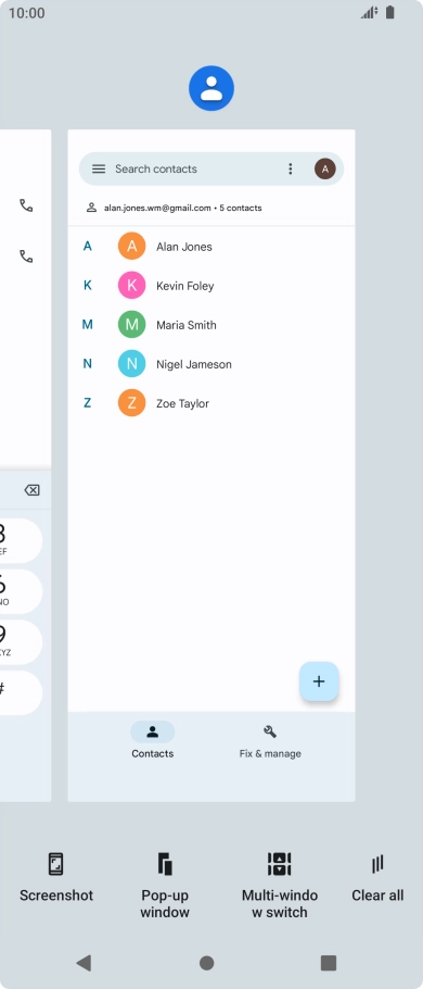To end one running application, slide your finger upwards on the required application. To end one running application, slide your finger upwards on the required application.