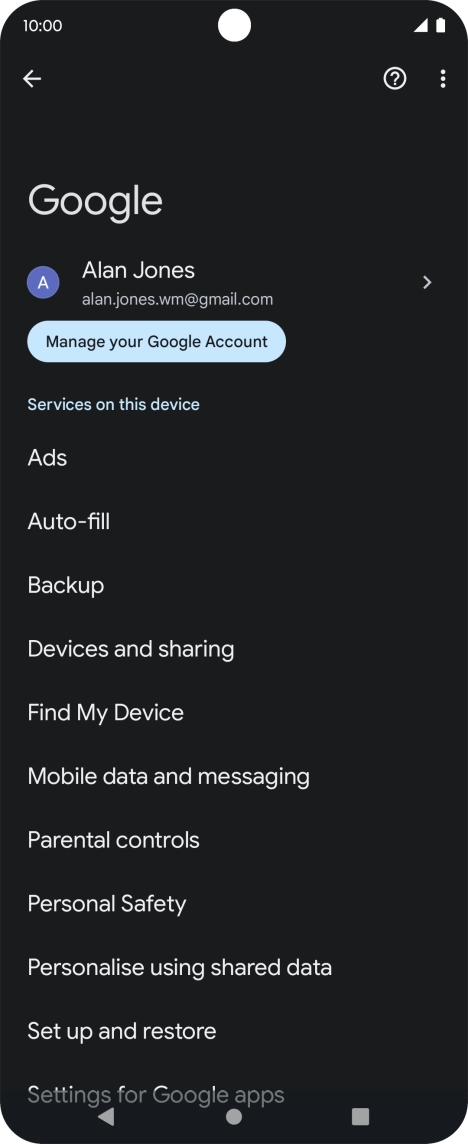 Press Find My Device. Press Find My Device.