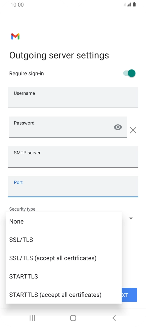 Press None. Press None.