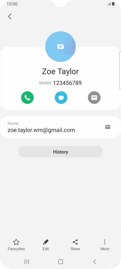 Press the call icon. Press the call icon.