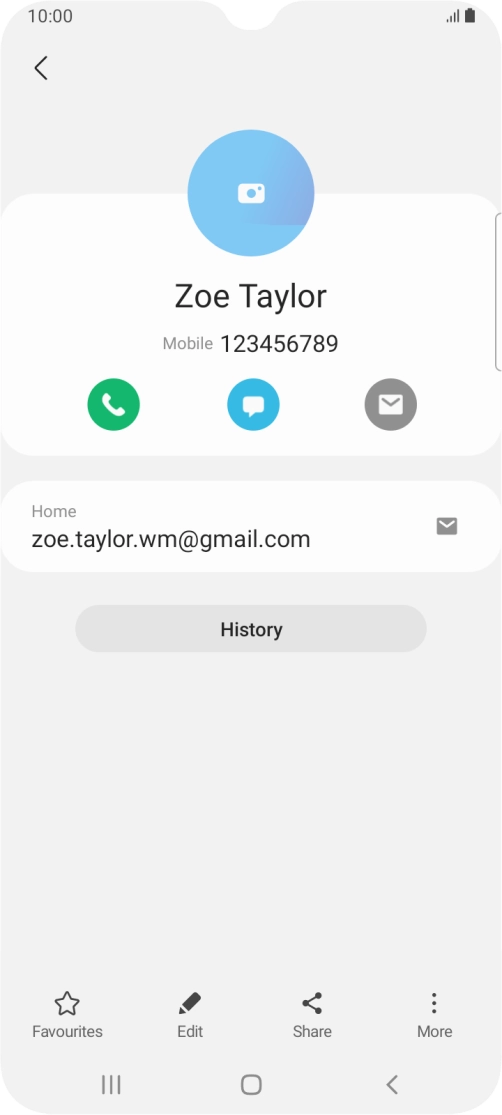Press the call icon. Press the call icon.
