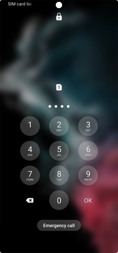 If you're asked to key in your PIN, do so and press OK. The default PIN is 1111. If you're asked to key in your PIN, do so and press OK. The default PIN is 1111.